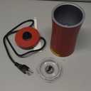 Ovetedot Milk Frother, Upgraded 4-in-1 Milk Frother and Steamer, Hot and Cold Foam Maker and Milk Warmer with Temperature Control & Auto Shut-Off, Frother for Coffee, Latte, Cappuccino, Matcha(Red)