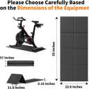 Non-Slip Walking Pad Treadmill Mat for Carpet Floors,55x24 Hardwood Floor Protection, Mats for Under Walking pad/Treadmill/Bike/Exercise Equipment on Carpets, Noise Shock Absorption, Stationary