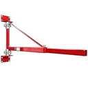 Wall Mount Jib Crane,1320 Lbs Max Load Capacity,Hoist Swing Arm with 180¬∞ Swivel Adjustable Pole,Heavy Duty Electric Hoist Support Arm for Hoist, Scaffolding Lift, Workshop, Garage, Warehouses