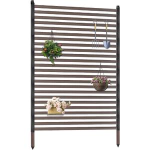 Outdoor Privacy Screens, 3FT X 5FT Decorative Privacy Fence Panels for Patio, Backyard and Garden(Brown)