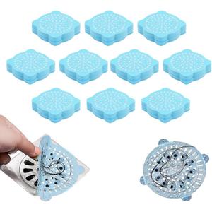 2 x Disposable Shower Drain Hair Catcher, Bathroom Sink Stopper Hair Catcher Square Drains Hole Filter Hair Collector for Bathroom Bathtub Kitchen Sink (100PCS)