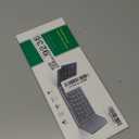 Samsers Foldable Bluetooth Keyboard with Touchpad - Portable Wireless Keyboard with Holder, Rechargeable Full Size Ultra Slim Pocket Folding Keyboards for Android Windows iOS Tablet & Laptop - Pink (BT x1, Rose Gold)