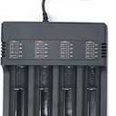 1PCS Smart 18650 Charger Lithium Battery Charger Universal USB Charger Smart Charger 4 Slots for Rechargeable Battery