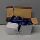 Canlierr Giant Wall Bow Decorations 90x18 Inch Oversized Large Velvet Bow Decorative for Room Wall Backdrop Party Birthday Baby Shower Decor Front Door Patio Outdoor Wedding Arch Supply(Navy Blue)