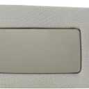 23459643 Right Passenger Side Sun Visor Fit for 2015-2019 Cadillac Escalade, Fit for Chevrolet Silverado/Suburban/Tahoe, Fit for GMC Sierra/Yukon Sunvisor Gray