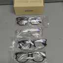 CCVOO Reading Glasses for Women/Men, Eyeglasses, Blue Light Readers for Women/Men, Computer Eye Glasses, Cheaters, 4 Pack, +1.0