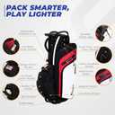 14 Way Golf Stand Bag with Rubber T-Lock and Phone Charger Pocket