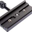 Hersmay 120mm Arca-Swiss Quick Release Plate with QR Clamp Adapter with 3/8" 1/4" Screw Hole Compatible for Camera Tripod Ball Head Monopod