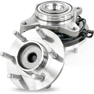 Pair 515042 Front Wheel Bearing Hub Assembly Compatible with Ford Expedition 4.6L 2002-2004, Expedition 5.4L 2002-2006, for Lincoln Navigator 2002-2006, RWD Only, 6 Lug w/ABS (OE Size)
