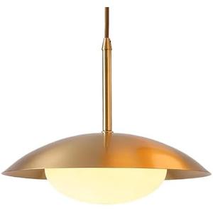 ZSJPDP G9 Base Single-Head Hanging Light,American Industrial Style Chandelier,Creative Personality Copper Glass Pendant Lamp,Restaurant Hotel Living Room Decorative Lighting Fixtures
