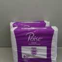 Poise Incontinence & Postpartum Pads for Bladder Leaks, 6 Drop Ultimate Absorbency, Long Length, 90 Count