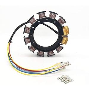 Stator For Mercury Force 174-8778K 1 Outboard 30 JET 40 50 70 75 80 90 100 115 120 HP 398-8778A16 8778A17 818535A3 9-Amp 2 Stroke 2,3&4 Cylinder 1987-1996 Sportjet