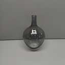 Glass Vase Blue 11in