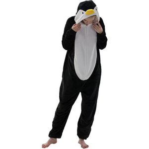 Snug Fit Unisex Adult Onesie Pajamas, Flannel Cosplay Animal One Piece Halloween Costume Sleepwear Homewear