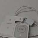 3 in 1 Foldable Charging Station for Apple Products,Fast Wireless Charger Travel Dock Adapter&Light for iPhone 16/15/14/13/12/11/X/XS,for iWatch 10/9/8/7/Ultra2/Ultra/SE,for AirPods 4/3/2/Pro/2(White)