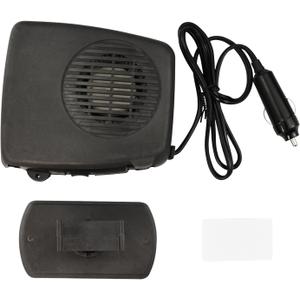 Car Heater, 2 in 1 Modes Fast Heating Cooling Fanswith Cigarette Lighter Plug 360 Rotary Base, 200W 12V Portable Window Defroster Auto Car Heater Windshield Defogger Automobile Windscreen Heater