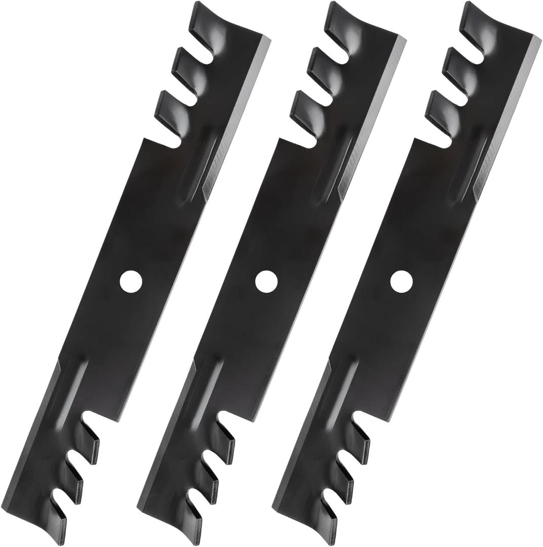 795757 Mulching Blades Compatible with Hust ler/John Dee re/Scag Freedom Z 48 in Mower, 482461 Gator Blades Replace for AM104489 481706 PC1255 038-5350-00, 3 Pack