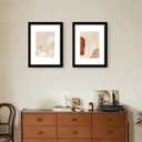 LUCKYLIFE 16x20 Frames, Picture Frames for Wall, Display Pictures 11x14 with Mat or 16x20 without Mat, Set of 2, Black