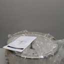 BUXVRCS Semi Flush Mount Ceiling Light Fixture, Modern Light Fixtures Ceiling Mount with Fabric Shade, 3-Light Double Drum Lighting Fixtures Close to Ceiling Light for Bedroom (Brushed Nickel)