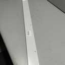 1" x 35.5" White Aluminum Storm Door Sweep Replacement Weatherproof Bottom Seal for Security Doors (1, White)
