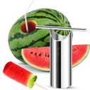 Stainless Steel Watermelon Cutter - Easy To Juice- Watermelon Puncher with Round-Shape Slice - Creative Melon Opener - Making Juicing Accessories