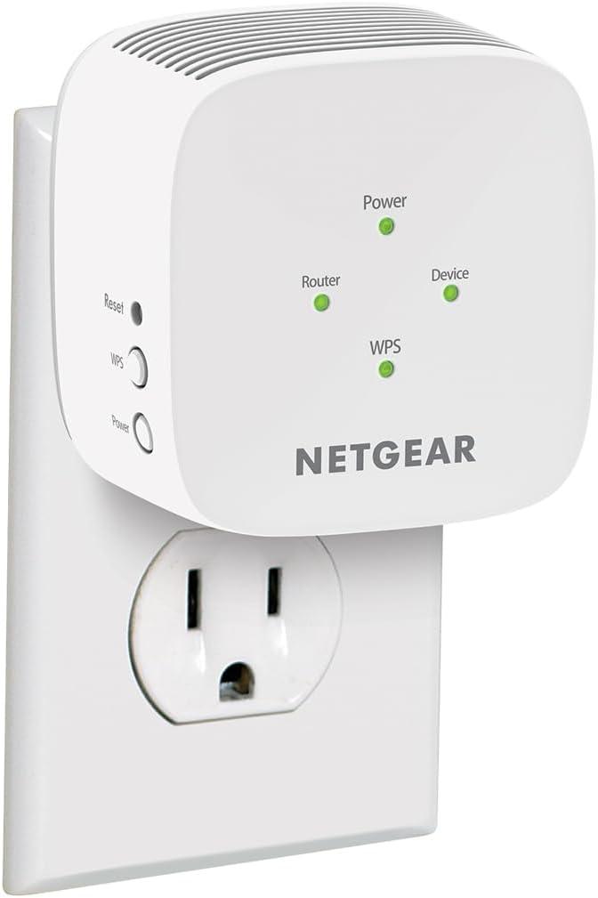 NETGEAR WiFi Mesh Range Extender (EX5000) - Covers up to 1,000 sq.ft. and 15 Devices with AC1200 Dual Band Wireless Signal Booster & Repeater (up to 1200 Mbps Speed)  Compact Wall Plug Design NETGEAR WiFi Mesh Range Extender (EX5000) - Covers up to 1,000 sq.ft. and 15 Devices with AC1200 Dual Band Wireless Signal Booster & Repeater (up to 1200 Mbps Speed)  Compact Wall Plug Design