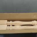 29x3.5x3.5 inch Wooden Chunky Farmhouse Table Legs, Set of 4 Solid Wood Massive Unfinished Turned Replacement Countertop Legs Kitchen Island Cabinet Columns for Bench Coffee Table Dining Table (29"x3.5"x3.5")