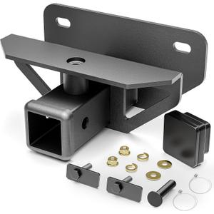 for Dodge Ram 2 inch Trailer Hitch Receiver Compatible with 2003-2018 Dodge Ram 1500 & 2019-2023 Ram 1500 Classic & 2003-2013 Ram 2500 3500, Class 3 III Rear Tow Hitch Towing Combo with Cover