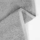 Amazon Basics Soft and Thick Cotton Hand Towels for Gym, 16 x 26 in, Gray, 12-Pack