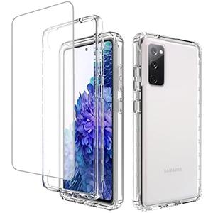 Zoeirc Case for Galaxy S20 FE 5G Case for Samsung S20 FE 2022 SM-G781U Case, Soft 360 Full Body Shockproof Crystal Clear Case Cover for Samsung Galaxy S20 FE Clear