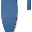 Duwee 18"x48" Deluxe Ironing Board with Retractable Iron Rest,Extra Wide Ironing Board Thicken Steel Top Board,with Sleeve Board,Adjustable Height,T Leg Foldable