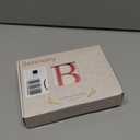 Senneny Christmas Stockings with Initials, 20” Large Embroidered Monogram Knitted Stockings for Family, Kids, Xmas Holiday Party Gifts & Decoration for Fireplace, Letter B