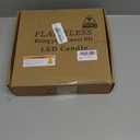 Flameless LED Candles with Timer 5 Pc Flickering Flameless Candles for Romantic Ambiance and Home Decoration Stable Acrylic Shell, with Embedded Star String Battery Operated Candles Grey