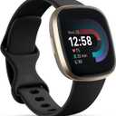 Odbeai Compatible with Fitbit Versa 4 Bands/Versa 3 Band & Fit bit Sense 2 Bands/Sense Band for Women Men,Soft Replacement Wristbands Sport Strap Accessories for Fit bit Smart Watch (Large, Black)