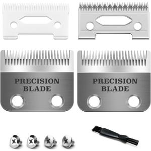 Precision Clipper Replacement Blade, Compatible with Wahl Clippers 2 Holes Adjustable Hair Home Trimmer Parts Blades, Pack of 2