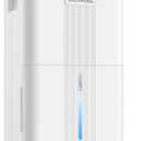 1500 Sq.ft Dehumidifiers for Home, Glowells 21 Pints Dehumidifier with Drain Hose for Basement, Smart Humidity Control Moisture Removal, 3 Operation Modes for RV, Bathroom, Bedroom