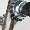 7 Pack Wire Brush for Drill, Carbon Steel Wire Wheel Brush, Cup Brush, Pen Brush Set with 1/4-Inch Hex Shank for for Cleaning Rust, Stripping and Abrasive