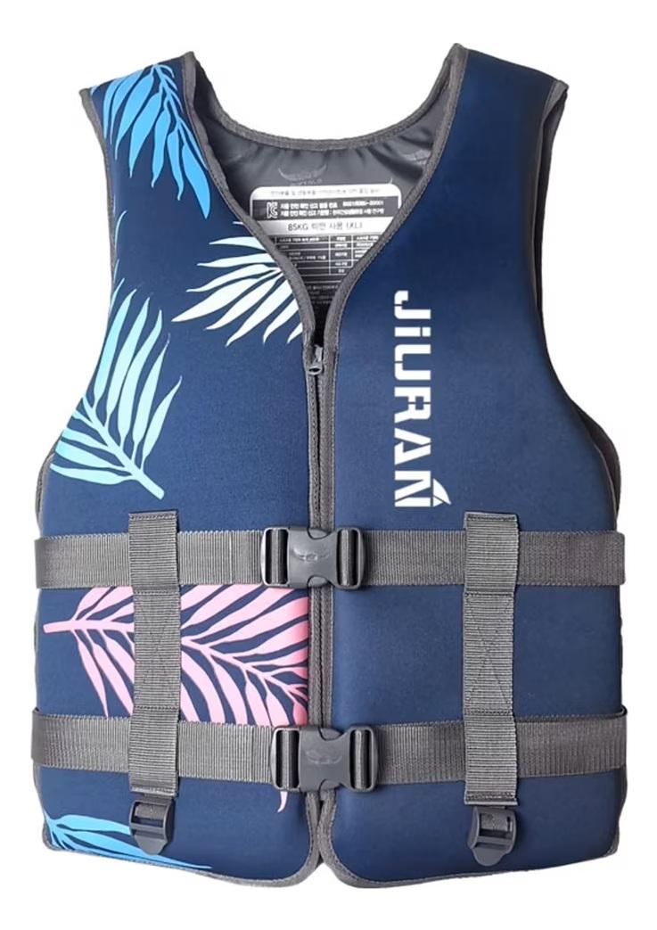 Adjustable Floating Swim Vest, Unisex Boating Vest Front Zipper, Teenager Swim Jacket for Safety Outdoor Water Sports Buoyancy Vest