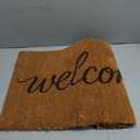 coir "welcome" doormat featuring a cursive font Size 17"*30"
