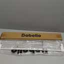 BABELIO Metal Baby/Dog Gate Extender, 2.75inch (7cm) White Pet Gate Extension, Extra Wide Pet Gate Accessories for Stairs & Doorways, NO Need Tools NO Drilling, 36" Tall