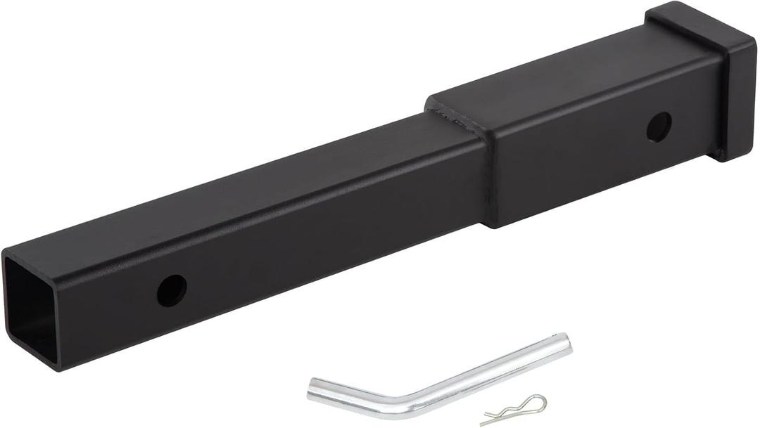 Taelakeni 4000lbs Trailer Hitch Extender Adapter 12 Inch Extension Length, Fits for 2 inch Receiver, with 5/8 inch Hitch Pin