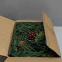 6 Ft by 10 Inch Prelit Christmas Garland with Lights Timer 8 Modes, Real Touch Norfolk Pine Garland 100 Pine Cypress Tips Pinecones Berried Cedar Garlands Thick Greenery Garlands for Home Table Mantle