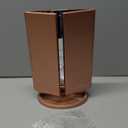 deweisn Dresser Mount Tri-Fold Lighted Vanity Mirror with 21 LED Lights, Touch Screen and 3X/2X/1X Magnification, Two Power Supply Modes Make Up Mirror,Travel Mirror (Rose Gold)