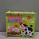 Tagitary Plush Toys Walking Dog Toys That Can Walk, Bark and Wag Tail,Interactive Electronic Pet Toys Puppy with Leash,Easter Christmas Birthday Gift for Toddlers Kids