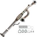 Front Flex Y Pipe Compatible for 2009-2015 Honda Pilot LX/EX/EX-L/Touring Sport 3.5L, Non Turbo