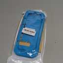 Teyomi Protective Silicone Case for Nintendo Switch, Grip Cover with Tempered Glass Screen Protector, 2 Storage Slots for Game Cards, Shock-Absorption & Anti-Scratch (Blue)