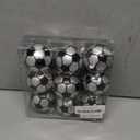 Shatterproof Soccer Christmas Ornaments - Upgraded 9PCS Football Hanging Decor for Tree, Team Colors Kid-Safe Outdoor Decorations, World Cup Fans Gift Idea