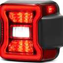 LED Tail Lights Compatible with 2019 2020 2021 2022 2023 2024 2025 Jeep Wrangler Taillights Rear Brake Lamp Rear Reverse Stop Brake Lamp Replacement for OEM#68434889AB (Right Passenger Side)