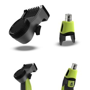 14-in-1 Adjustable Guards and Nose Trimmer Replacement Blade for One Shaver Blades QP series, Safe and Efficient Nose & Facial Detail Trimming