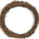 Cousin Grapevine Wreath, 10-Inch, Brown